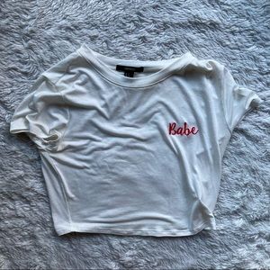 Forever 21 Babe Crop Top